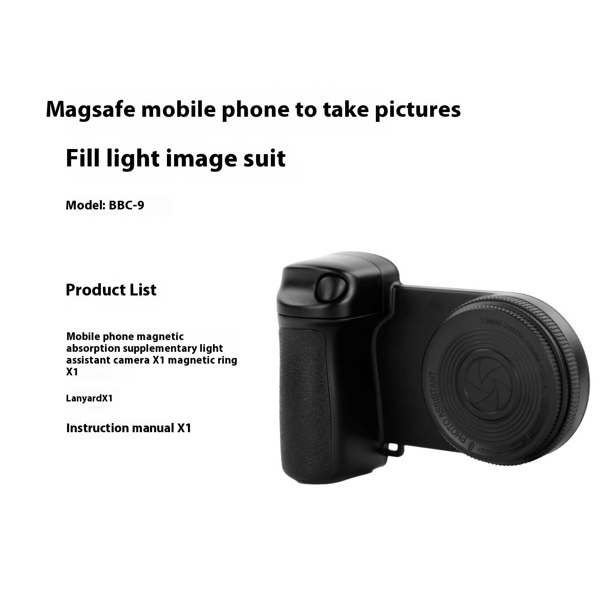 SnapLite Pro™ - Magnetic Grip Light with Bluetooth Shutter