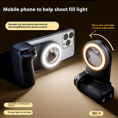 SnapLite Pro™ - Magnetic Grip Light with Bluetooth Shutter
