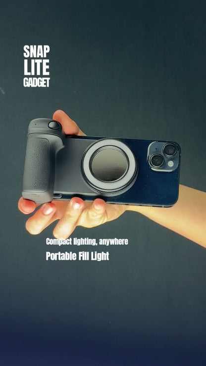 SnapLite Pro™ - Magnetic Grip Light with Bluetooth Shutter