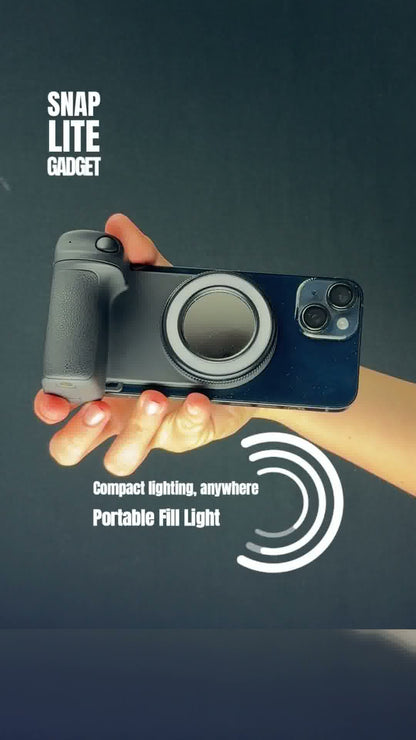 SnapLite Pro™ - Magnetic Grip Light with Bluetooth Shutter