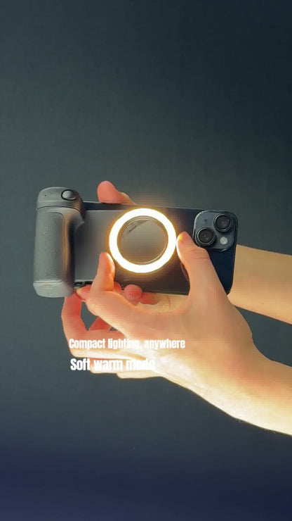 SnapLite Pro™ - Magnetic Grip Light with Bluetooth Shutter